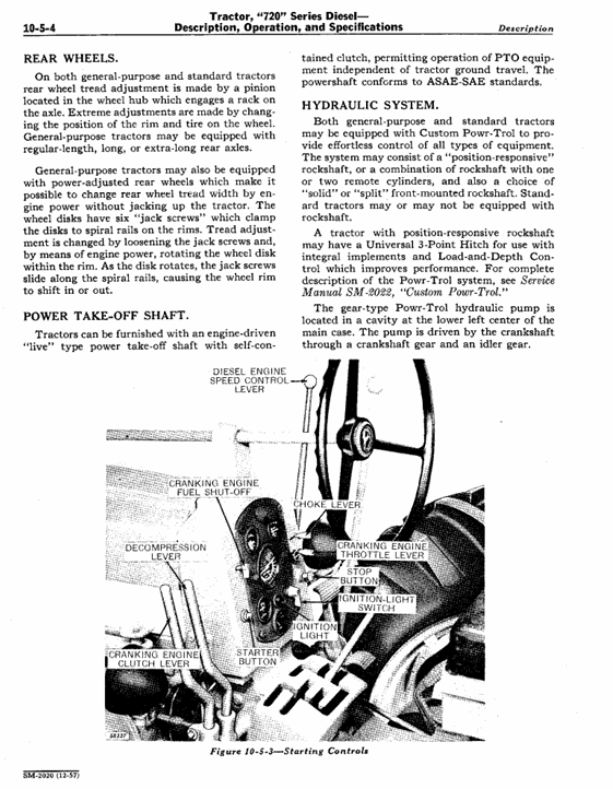 John Deere SM2020 Service Manual for 720 and 730 Tractors
