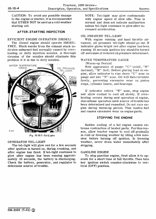 John Deere SM2033 Service Manual for 1000 Series Tractor Repairs