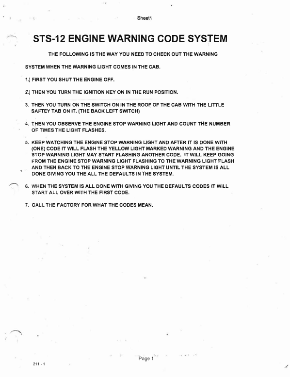 John Deere STS-12 Engine Repair & Service Manual PDF