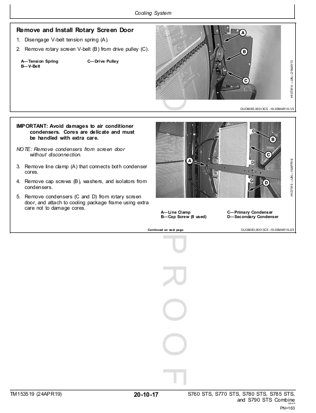 John Deere STS Combine Technical Repair Manual TM153519 PDF Download