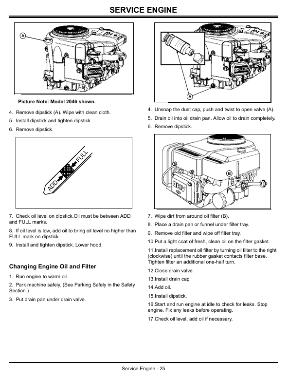 John Deere Sabre Lawn Mower Tractor Service & Operator Manual OMGX10782