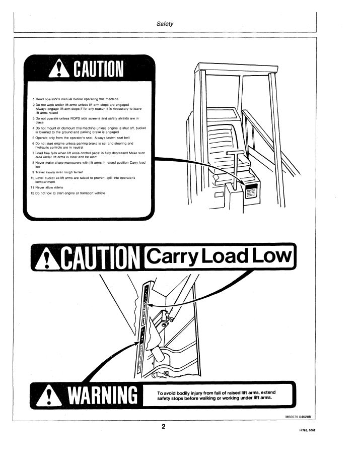 John Deere Skid-Steer Loader JD24A 125 User Manual Download PDF