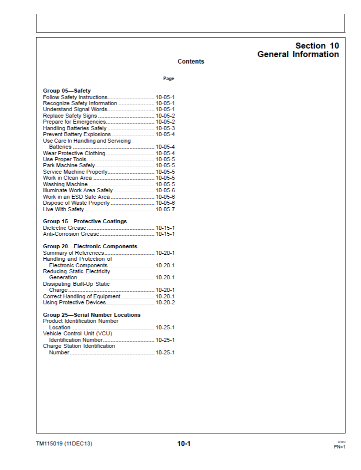 John Deere TM115019EN Repair Manual PDF Download