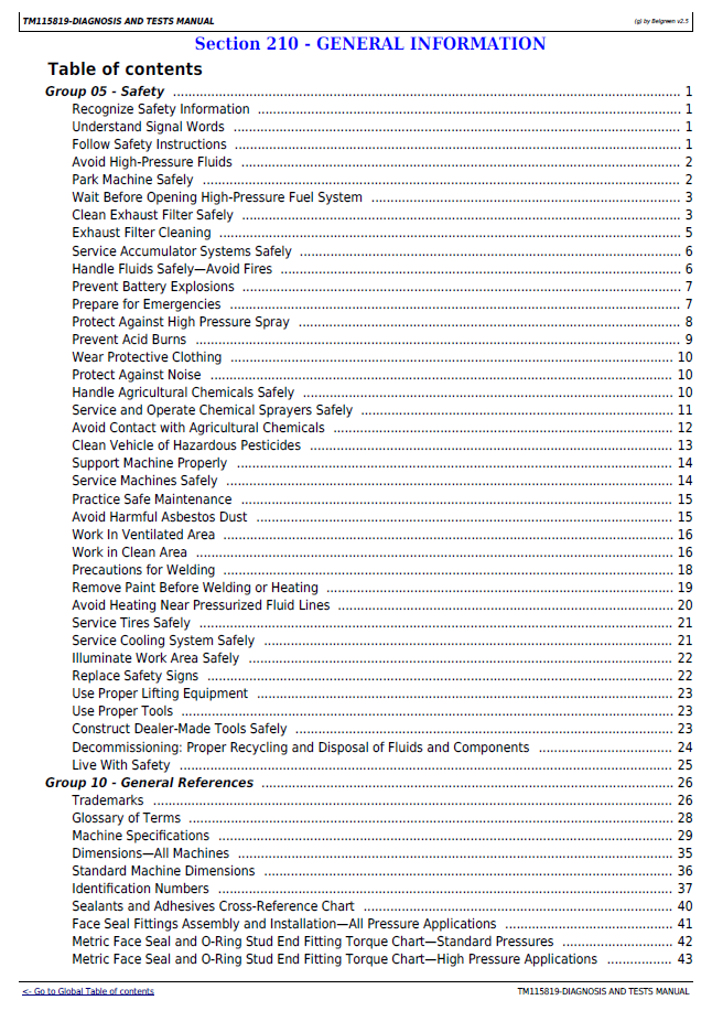 John Deere TM115819 Sprayer Repair Guide | R4030 R4038 R4045 Manual
