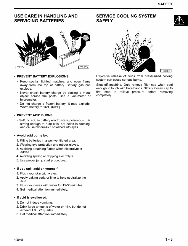 John Deere TM1473 Technical Manual for 2243 Professional Greensmower