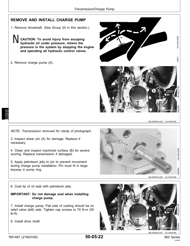 John Deere TM1487 Front Mower Repair & Service Manual Download