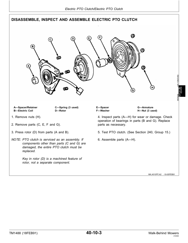 John Deere TM1488 Mower Service, Repair & Maintenance Manual PDF