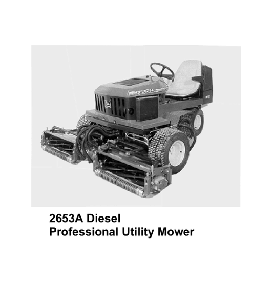 John Deere TM1554 Technical Manual for 2653A Diesel Utility Mower Repair
