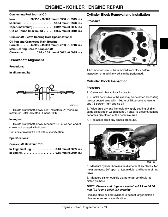 John Deere TM1756 Service Manual for GT225 GT235 GT235E GT245 Tractors