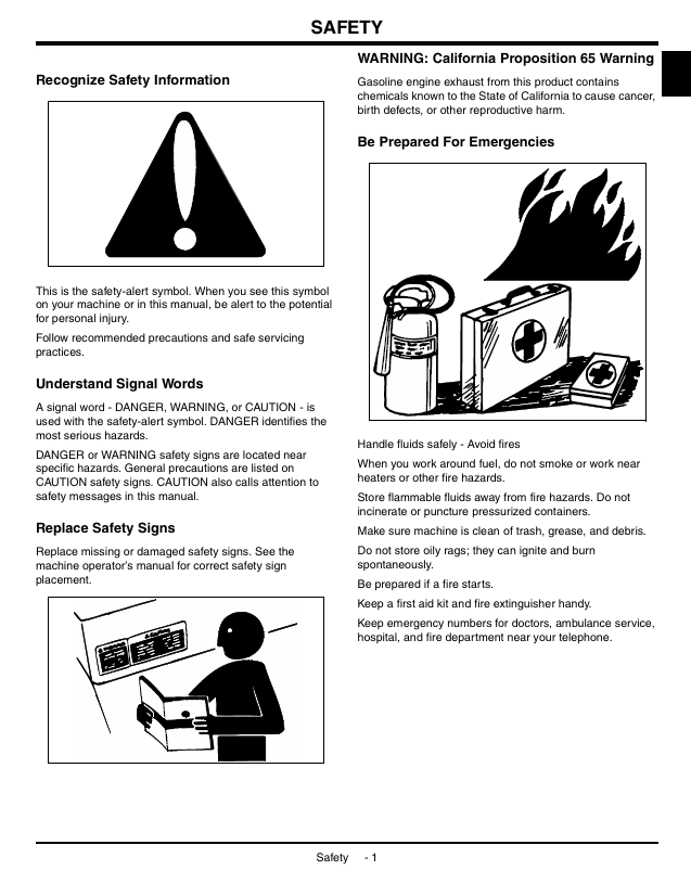 John Deere TM2208 JA62 JX75 Mower Repair and Service Manual