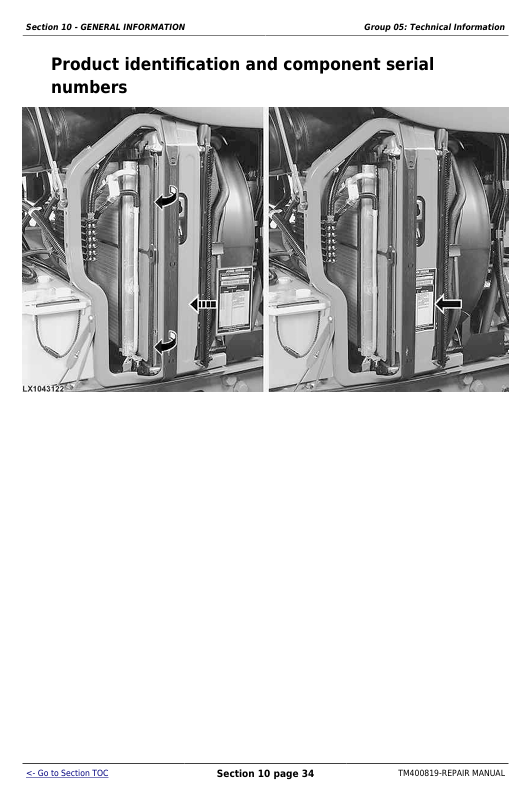 John Deere TM400819 Tractor Service & Repair Manual 6230-7230 Series PDF