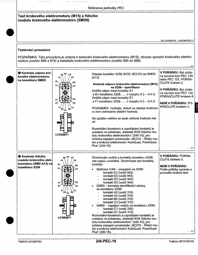 John Deere TM4570 Technical Manual for 6010 TM & 6910S SE Models