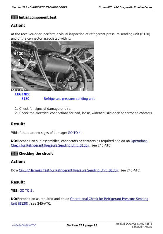 John Deere TM4733 Workshop Manual for 6120, 6220, 6320 & 6420 Tractors