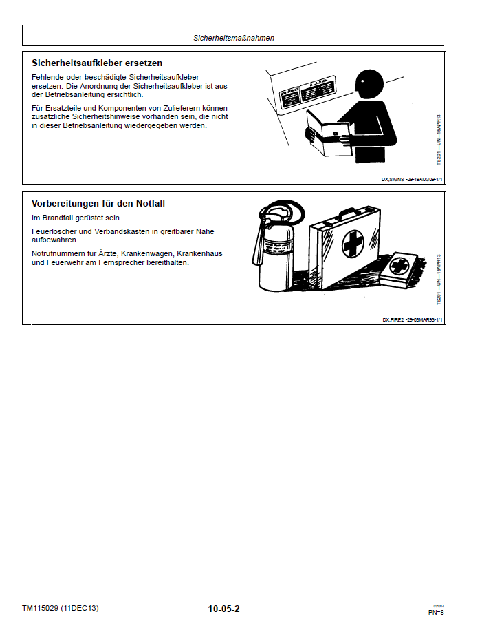 John Deere Tango E5 & Mowit 500F Workshop and Maintenance Manual TM115029