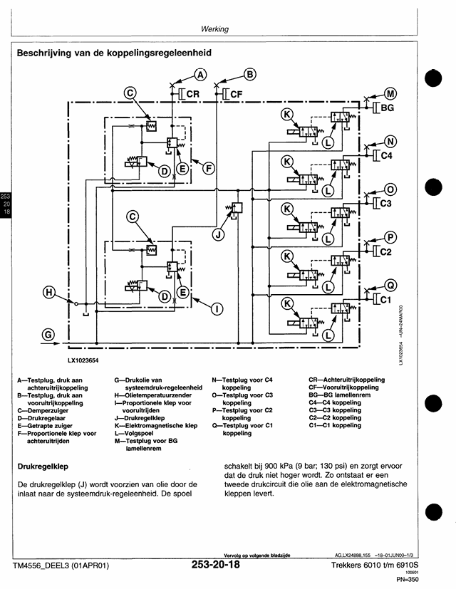 John Deere Tractor 6010 and 6910S SE Repair & Operation Manual TM4556-3
