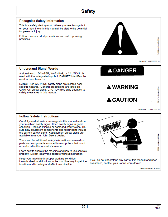 John Deere Tractor OMSJ15164: 5038D & 5045D Operator and Maintenance Manual