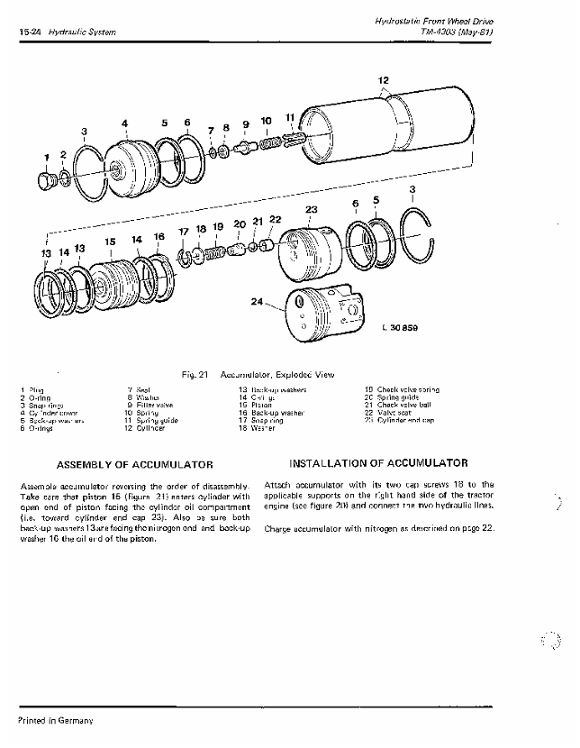 John Deere Tractor TM4303 Workshop & Technical Repair Guide