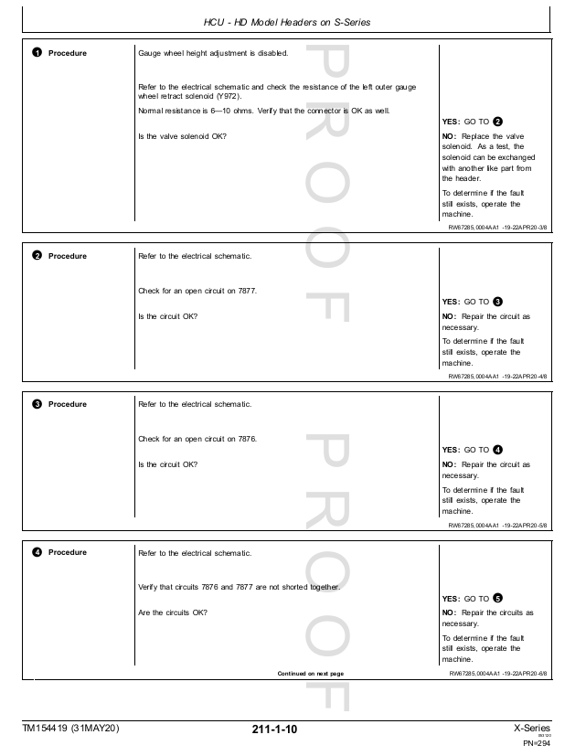 John Deere X-Series Combines Diagnostic Manual TM154419 – Electrical, Hydraulic & Engine Systems Repair Guide