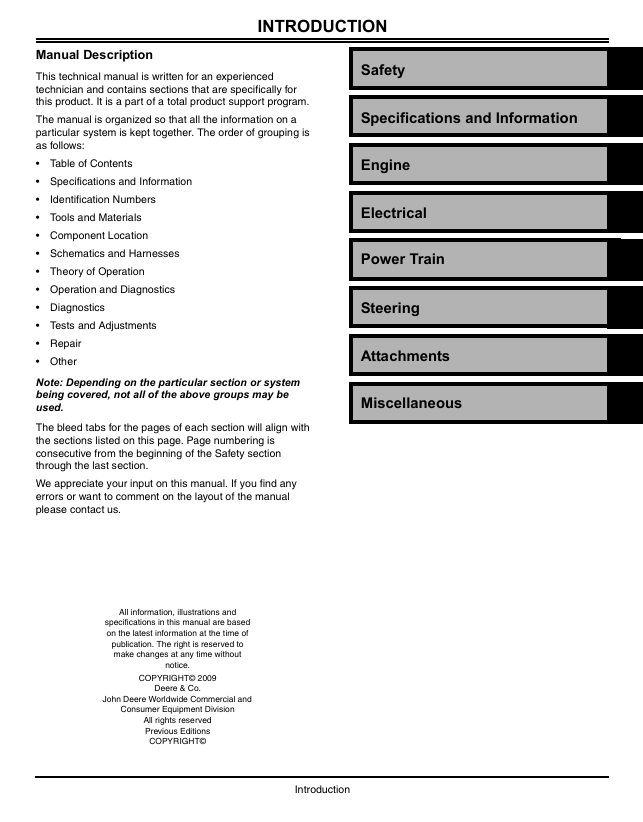 John Deere X130R Service Repair Manual TM109219 Download