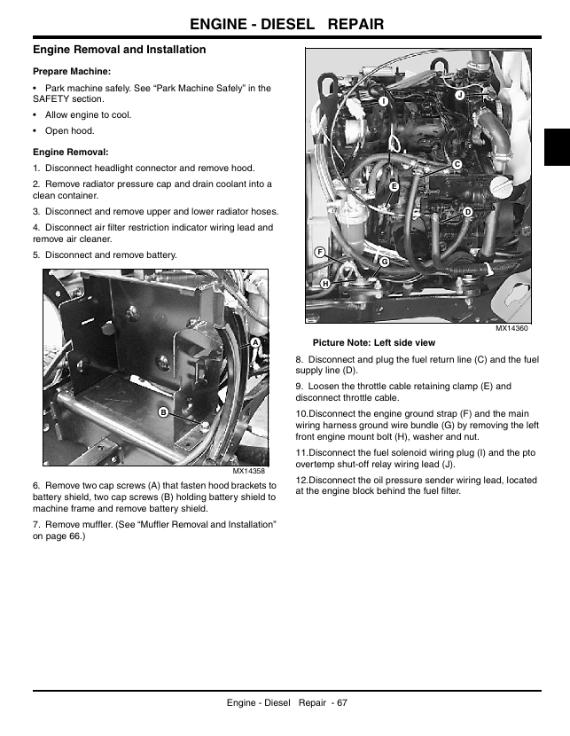 John Deere X495 X595 Service Repair Manual TM2158 Download