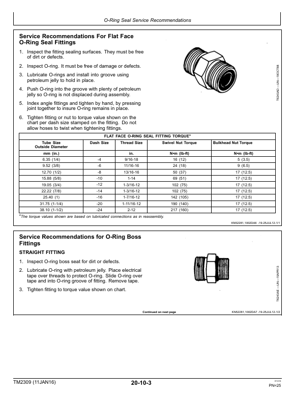 John Deere X500-X540 Series Tractor Repair & Service Manual TM2309 Download
