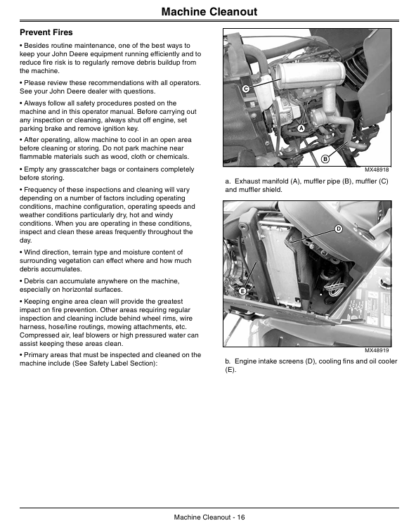 John Deere X740 X748 X749 Tractor Operation & Maintenance Manual OMM164415