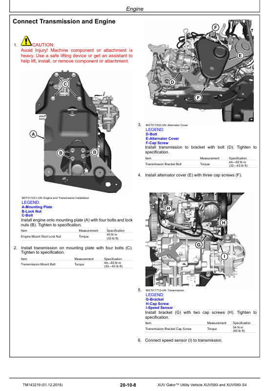 John Deere XUV590i S4 Gator Diagnostic Service Manual Download TM143219