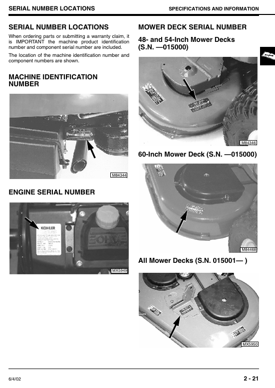 John Deere Z-Trak TM1678 Maintenance & Repair Technical Guide