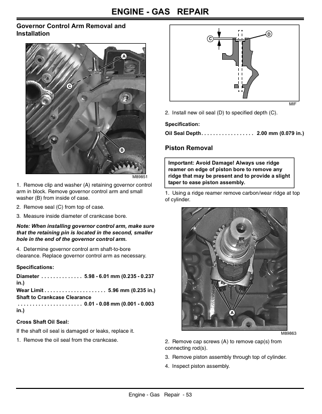 John Deere Z710A/Z720A Commercial Mower Maintenance Manual Guide