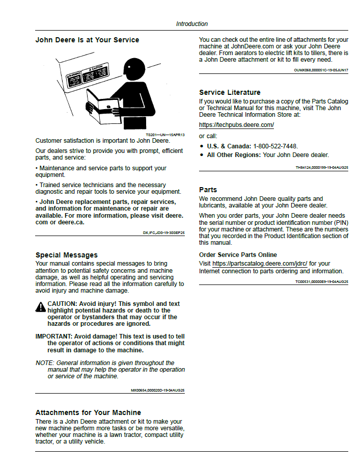 John Deere Z994R ZTrak Pro Series Mower OMUC45503E User Manual Guide