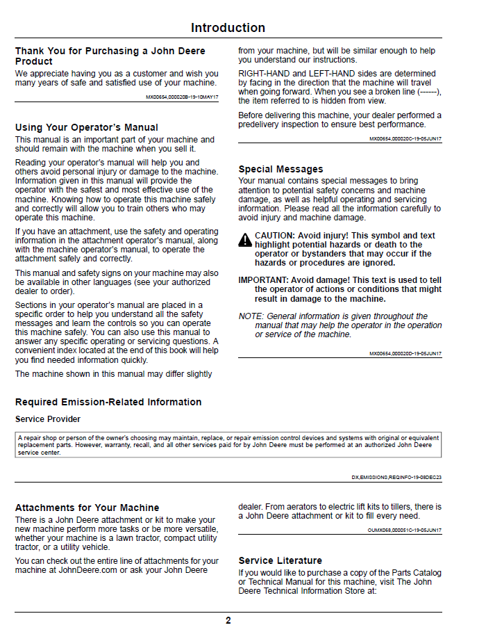 John Deere ZTrak Pro Z900 Series Gas Operator Manual OMUC32807 Guide