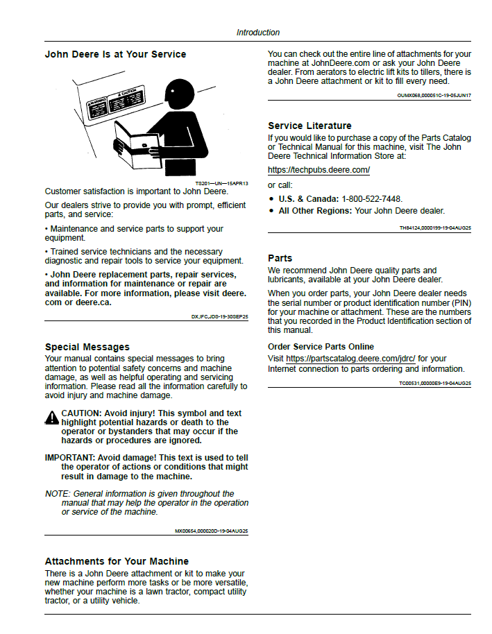 John Deere ZTrak Z900 Series Operator Manual OMUC37498E PDF Guide