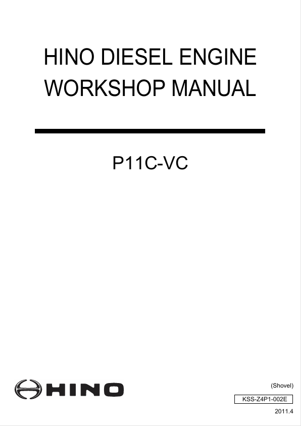 KOBELCO SK485LC-9 Engine Service & Repair Manual S5LS5117E02 PDF