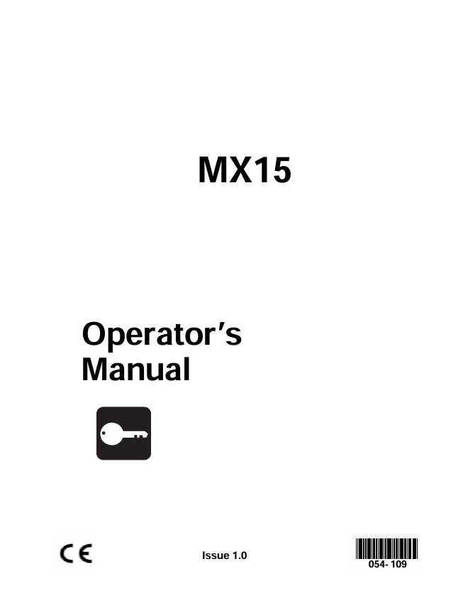 KOMATSU MX15 Operator Manual PDF – Download Guide