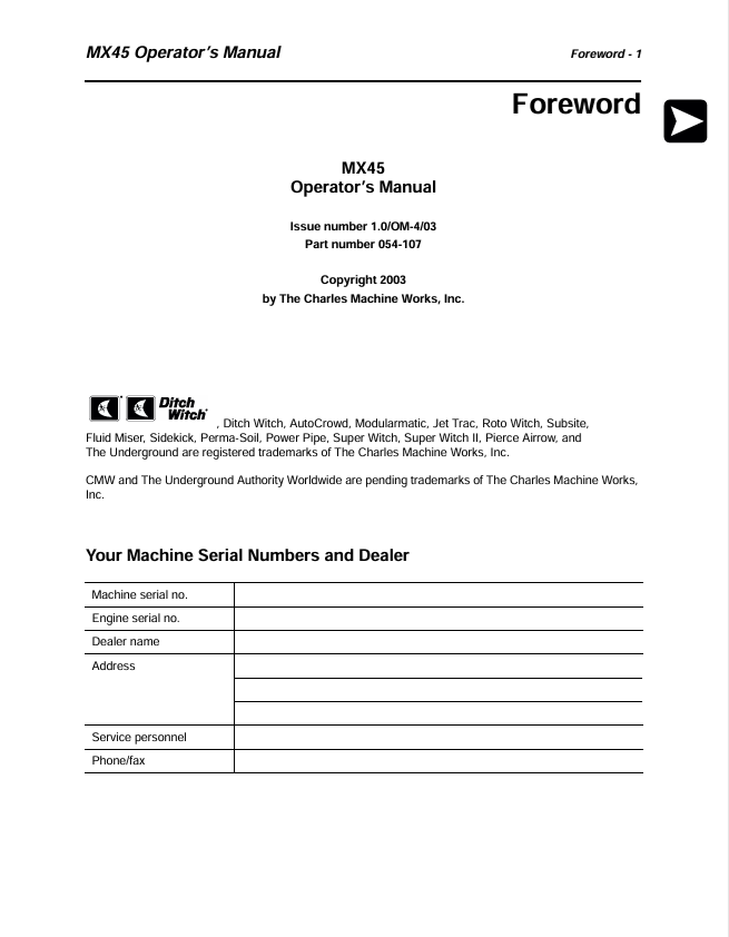 KOMATSU MX45 Operator Manual PDF & Maintenance Guide
