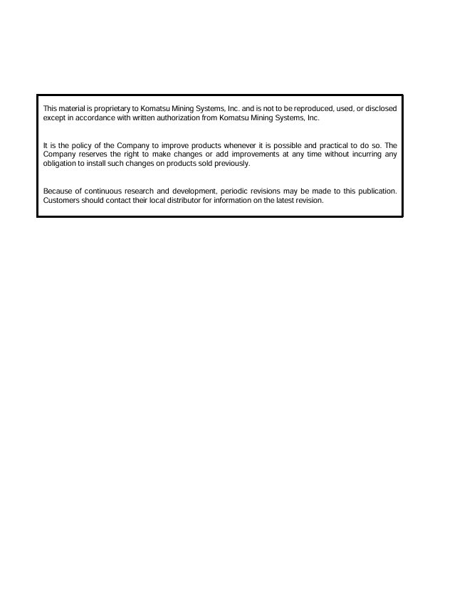 KOMATSU Payload Meter II Manual PDF – Operation & Maintenance