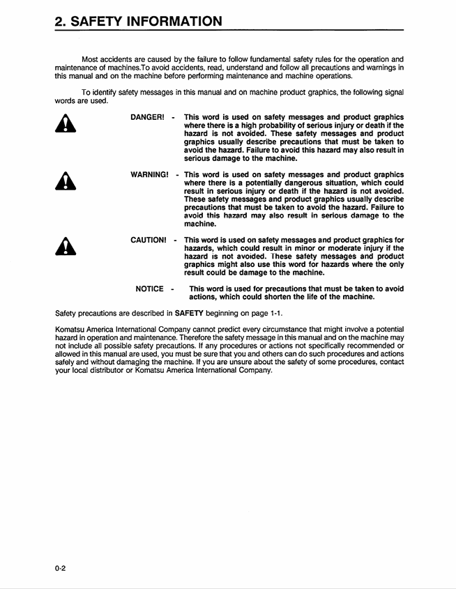 KOMATSU WA420-3 Wheel Loader Service & Maintenance Manual 