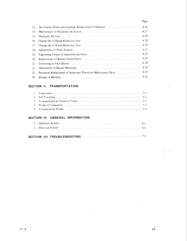 Kobelco K903 II Excavator Operator & Maintenance Manual PDF