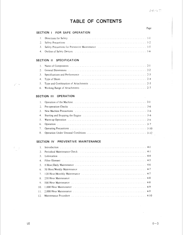 Kobelco Machine Hydraulic Excavator K903 II Instruction Guide PDF
