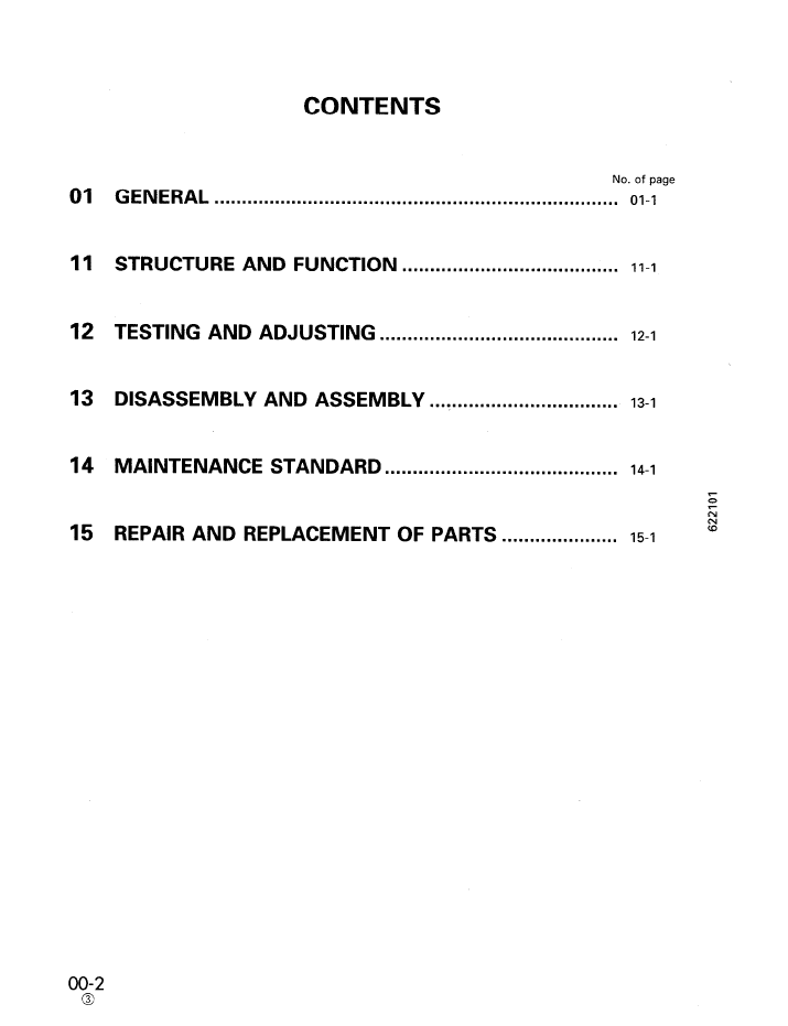 Komatsu 108 Series Engine Repair Manual SEBD62210103