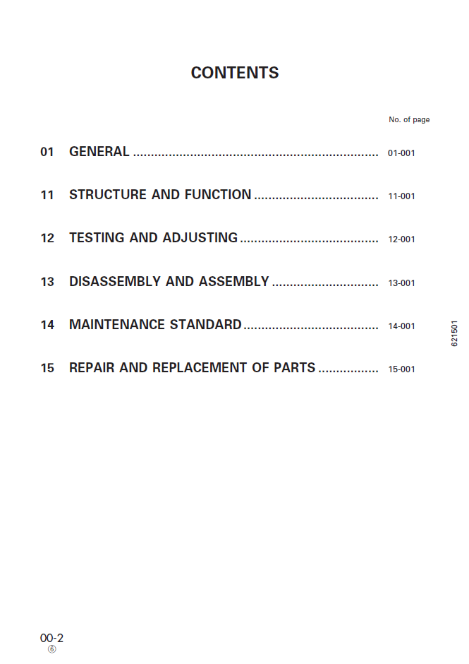 Komatsu 12V140-1 Diesel Engine Shop Manual SEBM028318