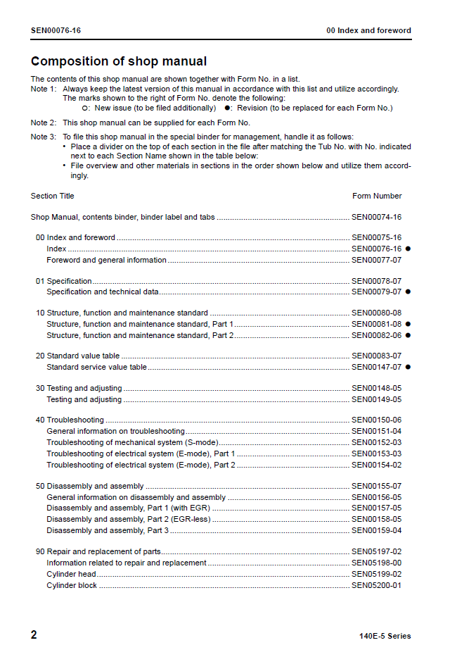 Komatsu 140E-5 Engine Service Repair Manual SEN00074-16