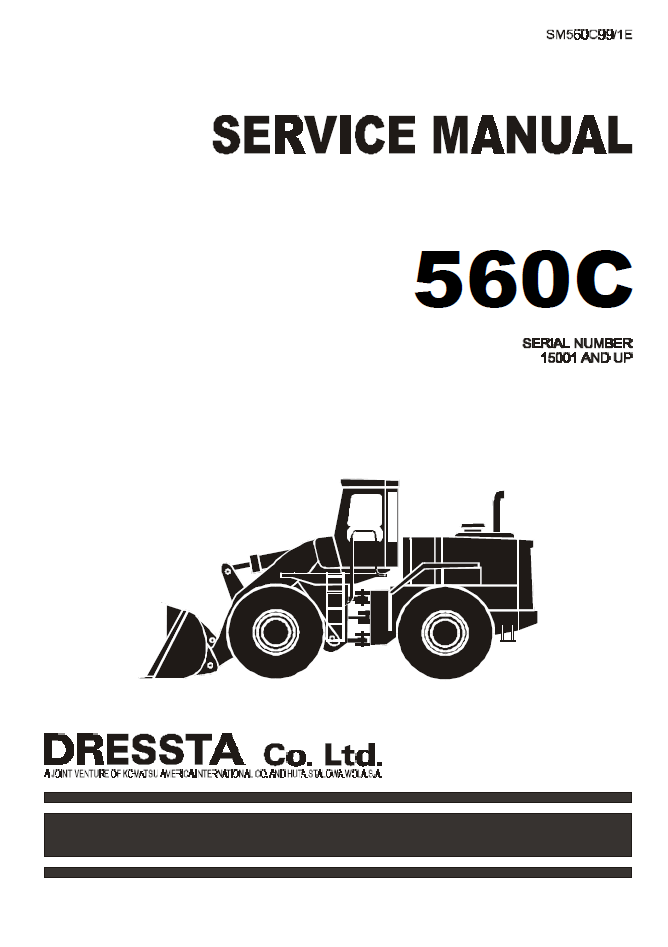Komatsu 5600C Dressta Service & Repair Manual SM560C99-1E PDF