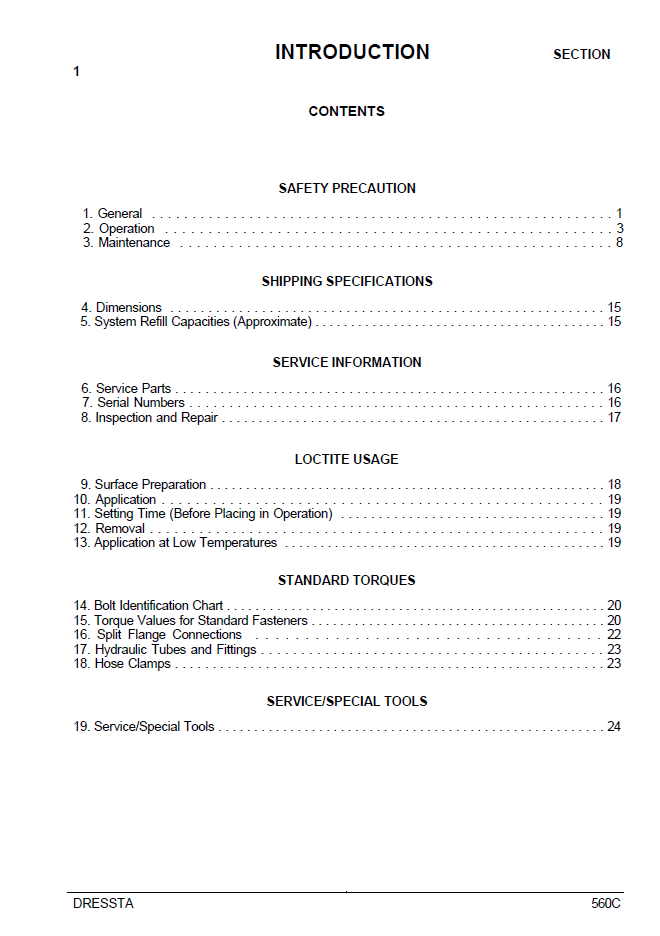 Komatsu 5600C Dressta Technical Service Manual SM560C99-1E PDF