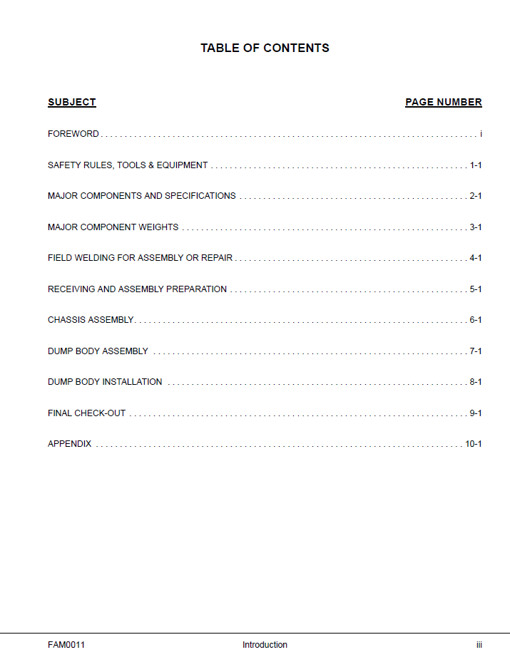 Komatsu 730E Mining Truck Assembly Manual CEAW004103 PDF