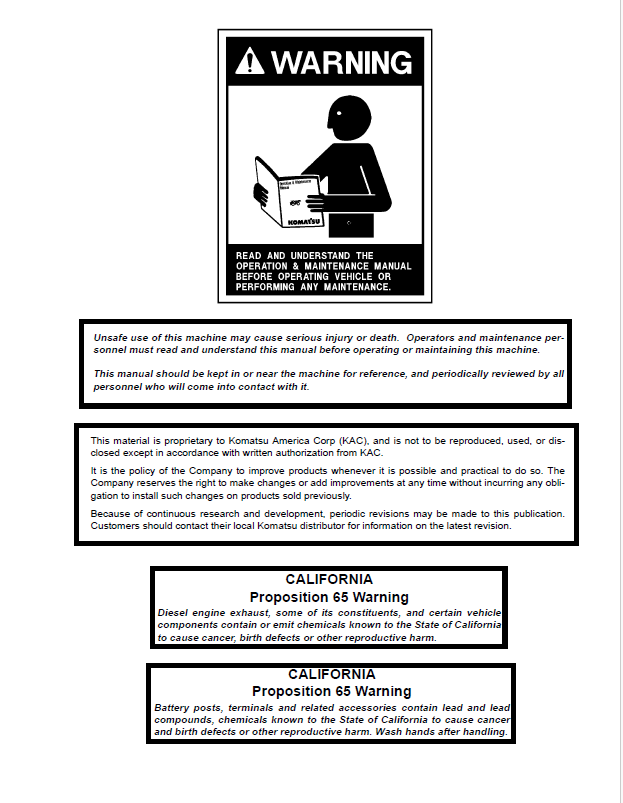 Komatsu 730E Shop Service Manual CEBM014801 PDF