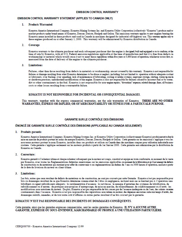 Komatsu 730E Trolley Assist Maintenance Manual PDF