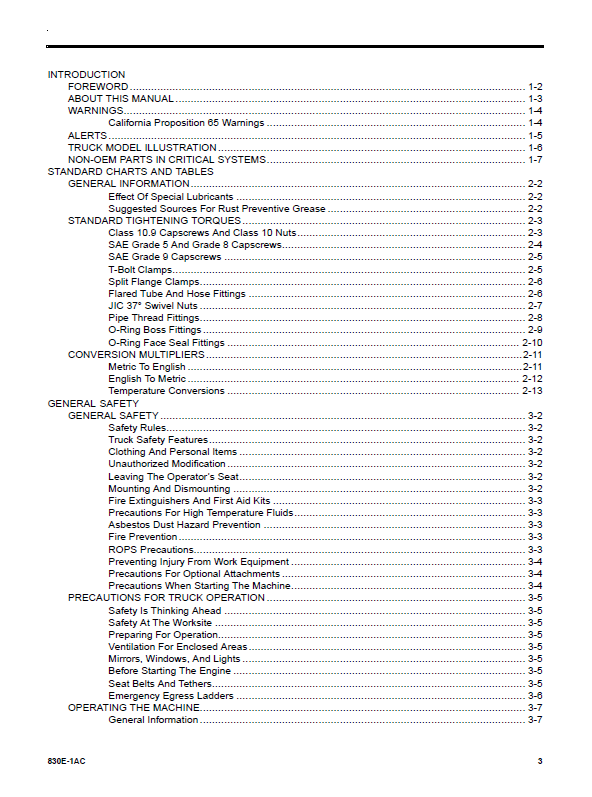 Komatsu 830E-1AC Maintenance Manual CEAM029701 PDF