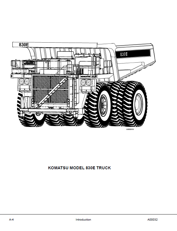 Komatsu 830E Heavy Dump Truck Repair Guide CEBD013502 PDF