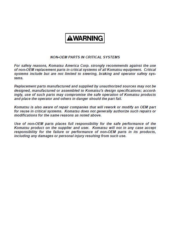 Komatsu 930E-2 Mining Truck Workshop Manual CEBD006902 PDF
